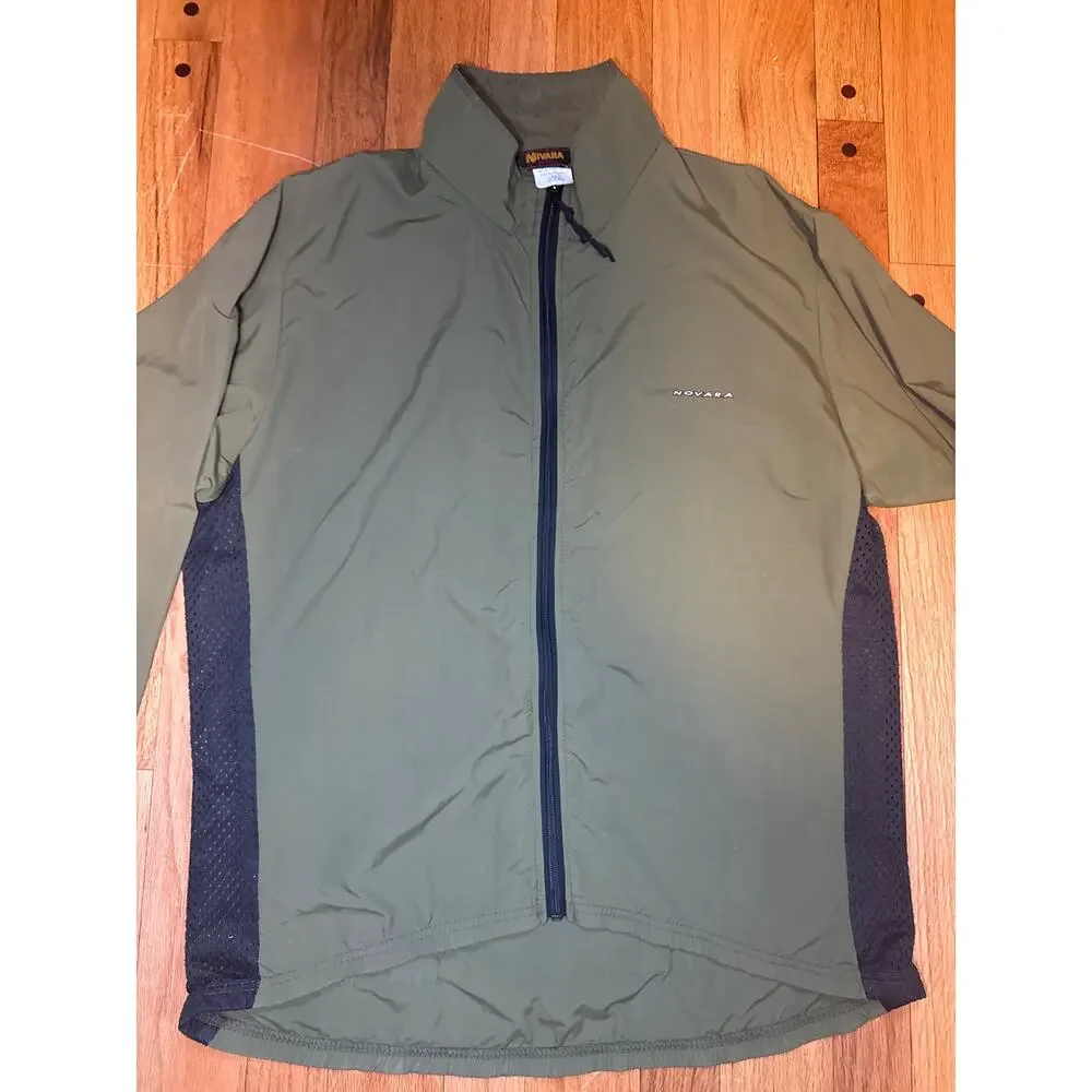 REI Novara Vtg Rain Jacket All Weather Cycling Hiking Unisex Sz L